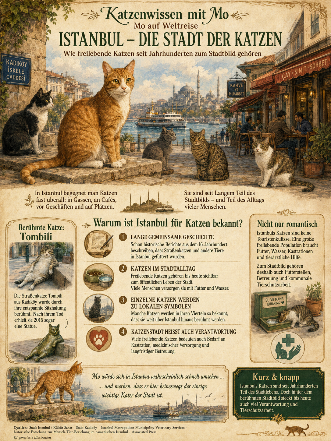 Istanbul – die Stadt der Katzen: Warum sie seit Jahrhunderten zum Stadtbild gehören
