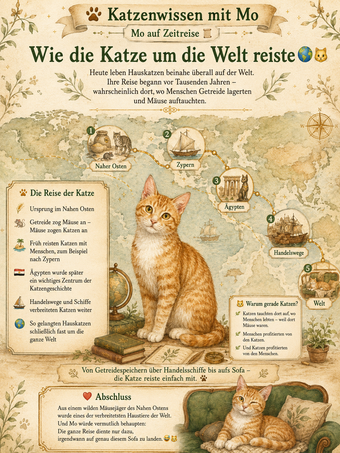 Wie die Katze um die Welt reiste