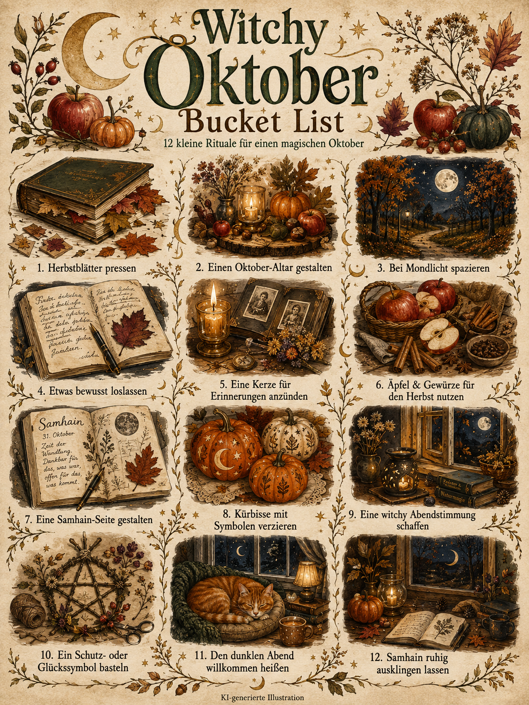 Witchy Oktober Bucket List