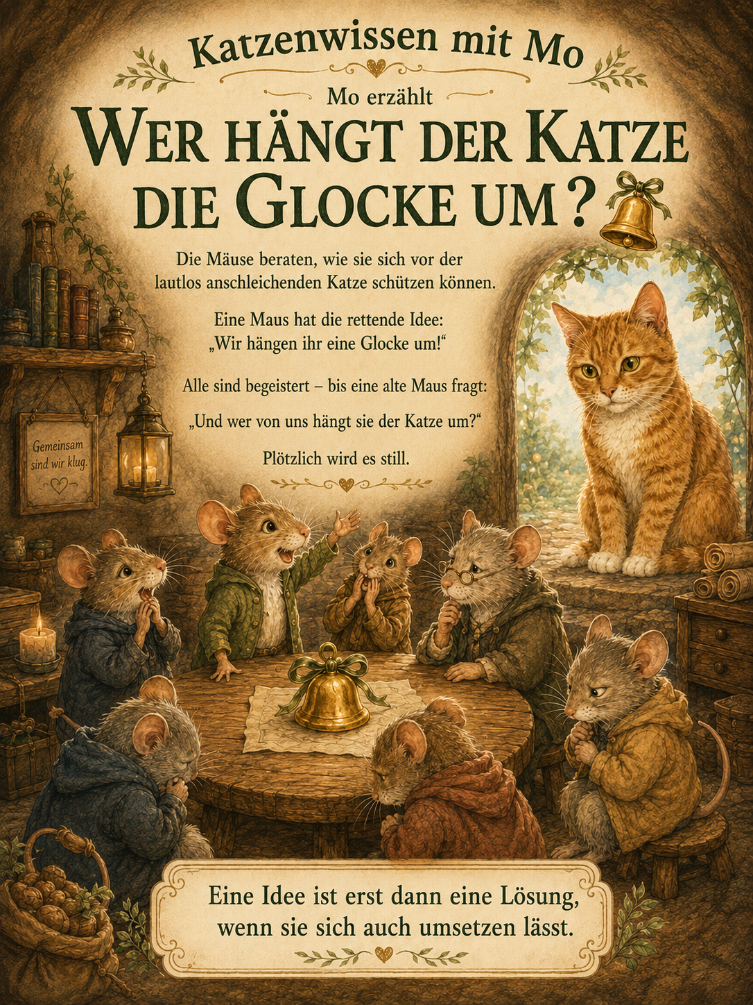 Wer hängt der Katze die Glocke um?